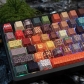 Minecraft 104+24 PBT Dye-subbed Doubleshot Backlit Keycaps Set Side Legends for Mechanical Gaming Keyboard